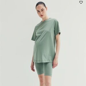 H&M Mama MAMA 2-PIECE COTTON SET Green Large